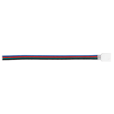 Εύκαμπτος συνδετήρας για λωρίδα LED RGB (θηλυκός) 5 τεμ. σε ένα πακέτο