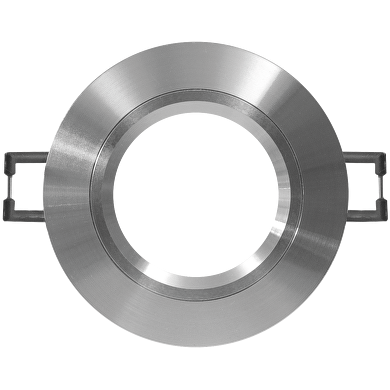 Рамка за вграждане кръг, стационарна, алуминий, IP20