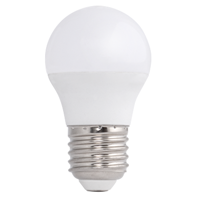 LED лампа топка 3W, E27, 3000K, 220-240V AC, топла светлина