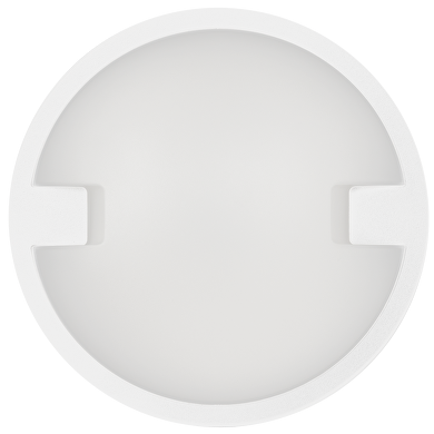 LED водоустойчива плафониера кръг, бяла, 12W, 4000K, 220-240V AC, неутрална светлина, IP65
