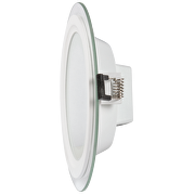 Panneau en verre LED encastrable, cercle 18W, 4200K, 220-240V AC, IP44