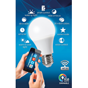 WiFi Smart LED-Lampe, 8W, E27, RGB + 4200K, 270°, 220-240V AC