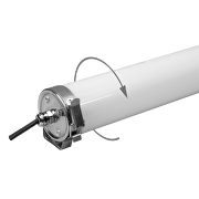 LED tubular industrial lamp 40W, 4000K, 220V-240V AC, IP69K, IK10