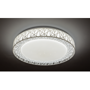 Φωτιστικό οροφής LED με διακοσμητικό δακτύλιο 48W, 4200K, 220-240V AC, ουδέτερο φως, στρογγυλό