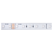 Striscia LED professionale 16W/m, RGB, 48V DC, 84LED/m, SMD4040, IP67