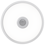 Plafonnier LED PIR, 15W, 4000K, 220-240V AC, lumière neutre, cercle, IP20