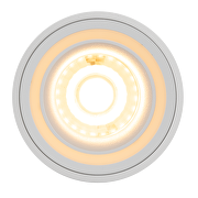 Lune (corps) pour installation extérieure, GU10, fixe, cercle, blanche, IP20