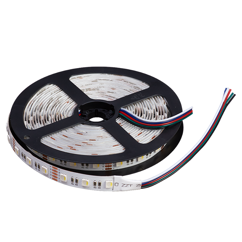 LED лента, 17W/m, RGB+6000K, 12V DC, SMD5050, 60 LEDs/m, NG5060RGBW .