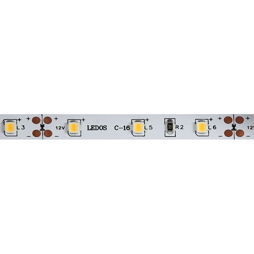 LED лента, 4.8W/m, 6500K, 12V DC, SMD2835, 60 LEDs/m, IP20, NG283560W .