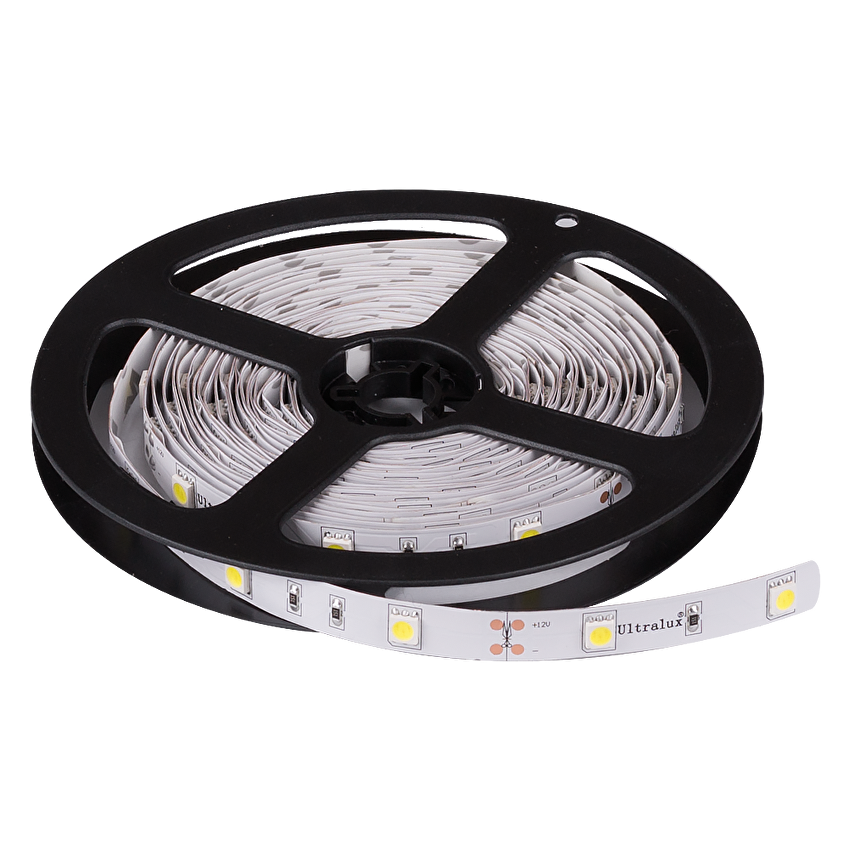 LED лента, 6.75W/m, 6500K, 12V DC, SMD5050, 30 LEDs/m, IP20, NG5030W .