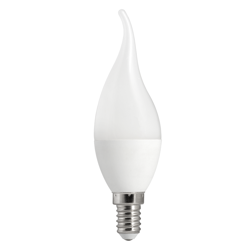 LED лампа пламък 5W, E14, 3000K, 220-240V AC, топла светлина | Ultralux