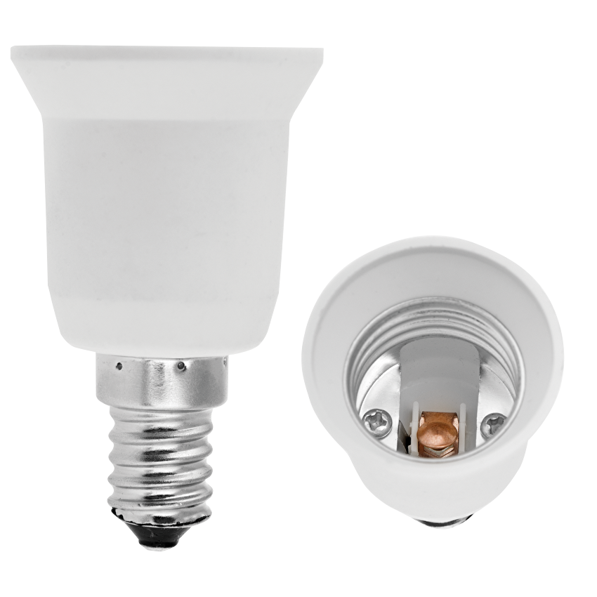 Adapter für Lampenfassung E14 auf E27