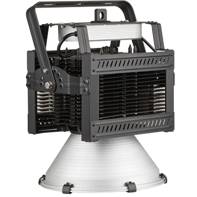 LED industrial floodlight with reflector 45° 300W, 6000K 220V, IP65
