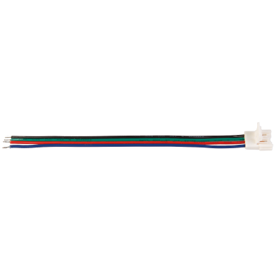 Connettore flessibile per striscia LED RGB 10mm 5pz./conf.