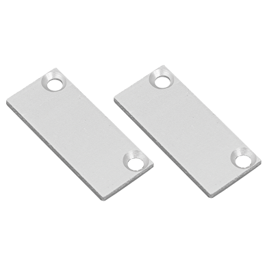 Set of end caps for aluminium profile APN214 - 2pcs.