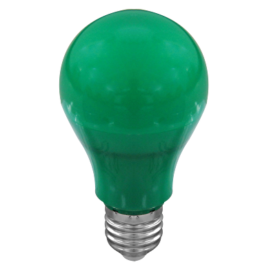 LED bombilla Standart 6W, E27, luz verde, 220V AC, SMD 2836