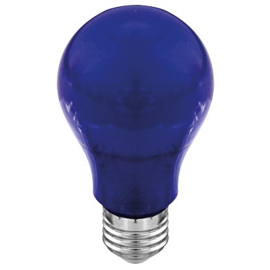 LED Birnenlampe 6W, E27, 220-240V AC, Blaulicht