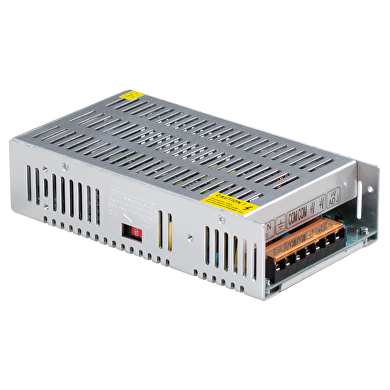 Power supply 0-12V DC adjustable, 300W, IP20