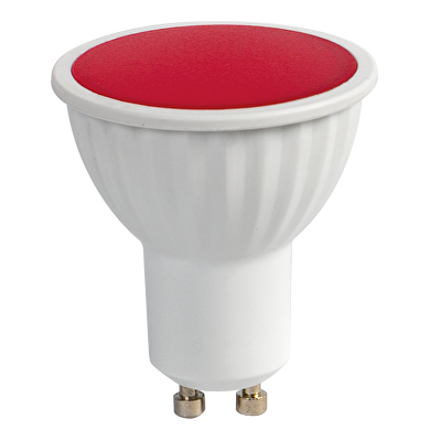 LED spotlight 5W, GU10, 220V-240V AC, red light