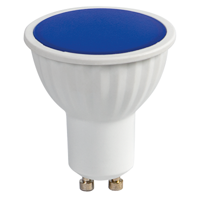 LED лампа луничка 5W, GU10, 220-240V AC, синя светлина