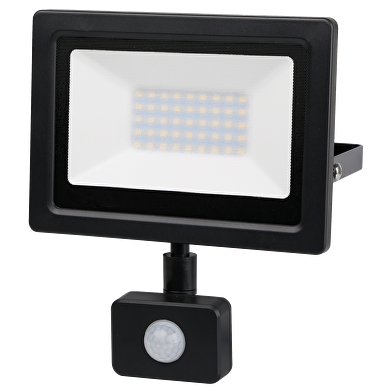 Proyector LED 30W;4000K;slim diseño; con sensor de movimiento PIR; 220V AC; IP44