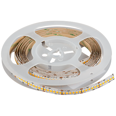 Striscia flessibile LED professionale 19,2W/m, 2700K, 24V DC, 240 LED/m, SMD2835, IP20