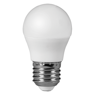 LED лампа топка за ниско напрежение 5W, E27, 2700K, 9-24V AC/DC, топла светлина