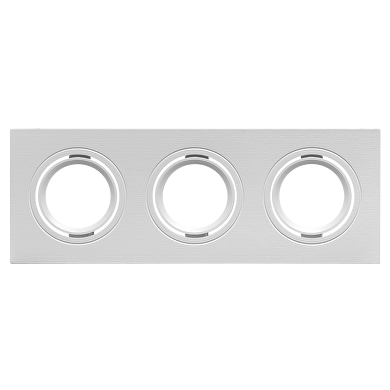 Lune (corps) encastrable, GU10 triple, amovible, blanche, IP20