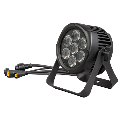 Projecteur LED RGBW avec contrôle DMX 80W, 220-240V AC, IP65