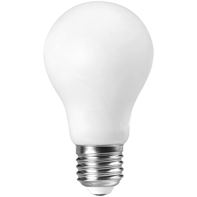 LED filament лампа крушка, 8W, E27, 2700K, 220-240V AC, топла светлина, опал