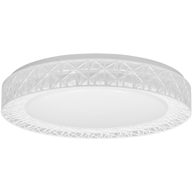 LED Deckenleuchte mit Zierring, dimmbar, 60W, 3000-6500K, 220-240V AC, CCT, Kreis