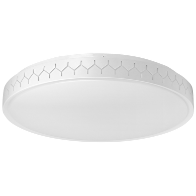 LED dimmbare CCT Deckenleuchte mit dekorativem Rand 60W 3000-6500K 220-240V AC, IP20
