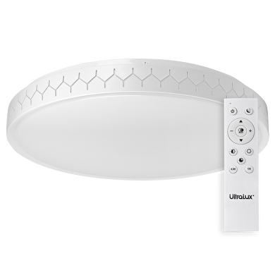 LED димираща CCT плафониера с декоративна периферия 60W 3000-6500K 220-240V AC, IP20