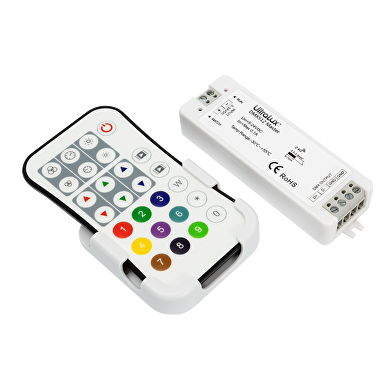 DMX512 controlador con RF mando a distancia para  RGB/RGBW LED iluminación IP20