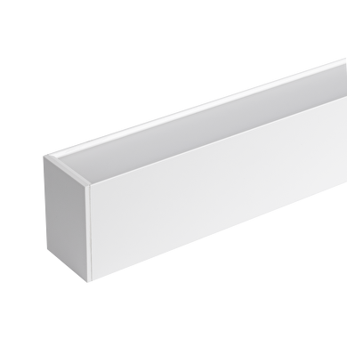 LED linear lighting fixture, white, 1.5m, 50W, 4200K, 220-240VAC, IP20