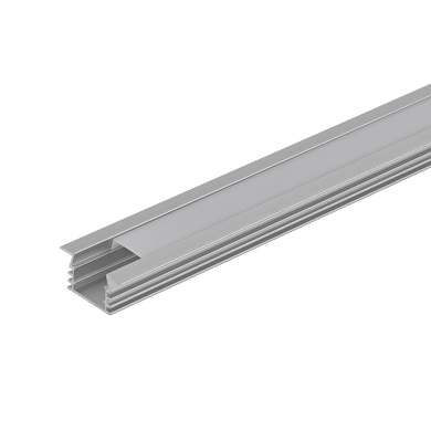 Алуминиев профил за LED лента, за вграждане, дълбок, 2м