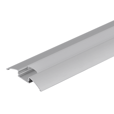 Алуминиев профил за LED лента, преходен, за открит монтаж, 2м