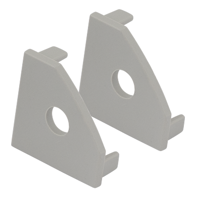Set of end caps for aluminium profile APK205 - 2 pcs.