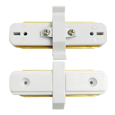 I - Συνδετήρας για ράγα δύο συρμάτων, λευκό