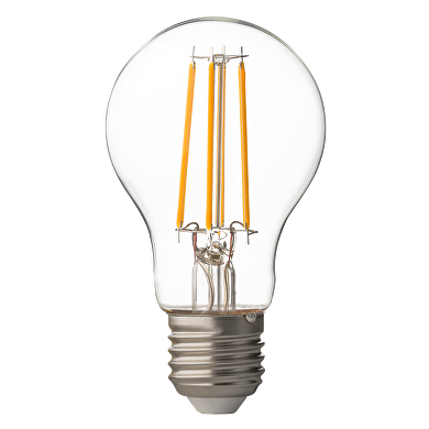 Lampe ampoule filament LED, à gradation 8W, E27, 4200K, 220-240V AC, lumière chaude