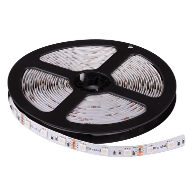 LED лента, 14.4W/m, RGB, 12V DC, SMD5050, 60 LEDs/m, IP65