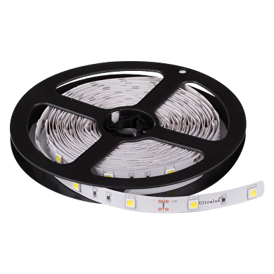 LED-Streifen, 6.75W/m, 6500K, 12V DC, SMD5050, 30 LEDs/m, IP20