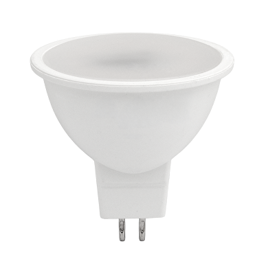 LED лампа луничка 6W, MR16, 3000K, 12V DC, топла светлина