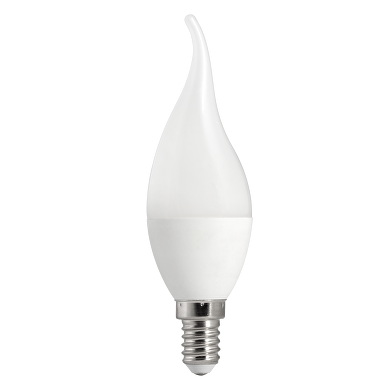 Lampadina a fiamma LED 5W, E14, 3000K, 220-240V AC