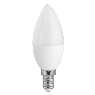 Lampadina a candela LED 5W, E14, 4000K, 220-240V AC