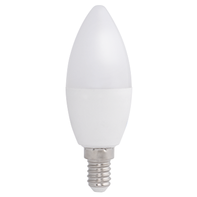 Lampadina a candela LED 7W, E14, 4000K, 220-240V AC