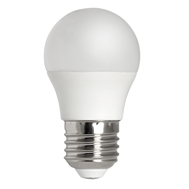 Λάμπα μπάλα LED για χαμηλή τάση 5W, E27, 3000K, 12-24V AC/DC, ζεστό φως