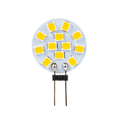 Lampe LED 1.5W, G4, 3000K, 12V DC, lumière chaude, SMD2835, 1 pc. / blister