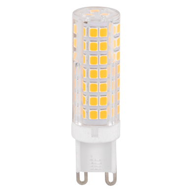 LED лампа димираща 4W, G9, 3000K, 220V-240V AC, топла светлина, SMD2835, 1 бр. / блистер