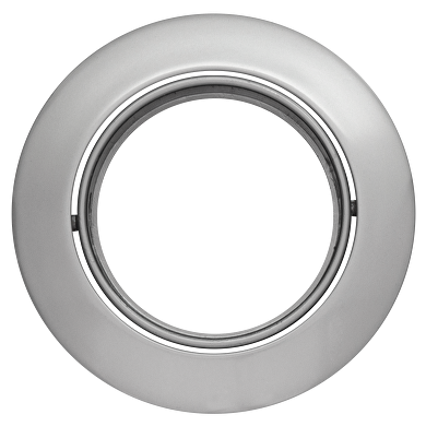 Lune (corps) encastrable, cercle, GU10, amovible, chrome perlé, aluminium, IP20